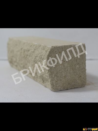 Евростандарт "Дикий камень" тычок+ложок. Белый. Кирпичный завод Брик Филд