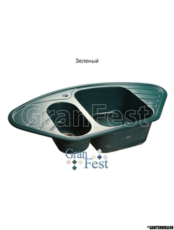 Мойка из искусственного камня GRANFEST GF-C960E