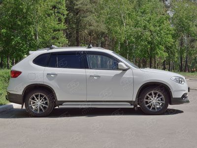 Пороги труба d57 (вариант 1) Brilliance V5 2014-2017
