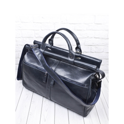 Кожаный саквояж Veano Premium blue (арт. 4004-54)