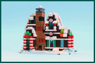 # 40337 «Пряничный Домик»–Мини / “Gingerbread House” Micro–Build (2019)