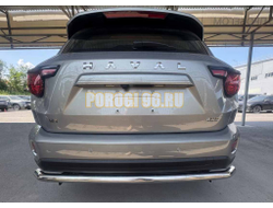 Защита заднего бампера Папа Тюнинг d60 для Haval H7 2025-