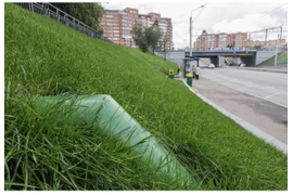 Дорожный газон