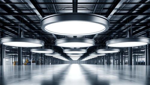 Надежные купольные светодиодные светильники промышленные на высоком складе