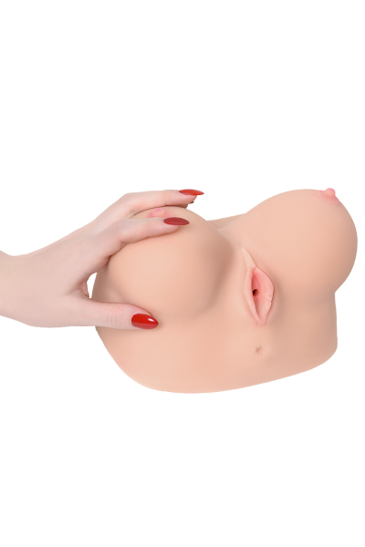 M01-002-01V Мастурбатор реалистичный KOKOS Juliana Breast с вибрацией и ротацией