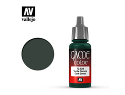 Vallejo: Краска акриловая Game Color 72.028 "Dark Green"