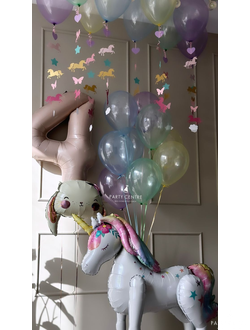 Пузыри с гирляндой