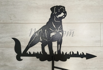 флюгер на крышу ротвейлер