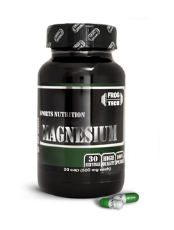Magnesium 500mg 30 капсул (Магний) от FROGTECH Green Line