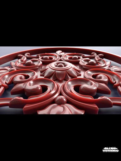 Carved decorative pattern for CNC