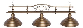 Светильник для бильярда Modena bronze antique на 3 плафона