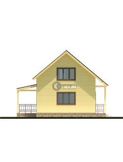 ДЖ-10 ГАБАРИТНЫЕ РАЗМЕРЫ: (8Х9М) 1,5 ЭТАЖА, ОБЩАЯ ПЛОЩАДЬ: 117М²