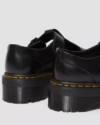 Ботинки Dr. Martens Mary Jane Polished platform черные