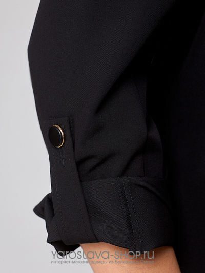 Костюм 2-х предметный брючный черного цвета