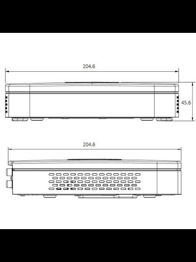 NVR IP видеорегистратор DHI-NVR2104-P-4KS2 Dahua
