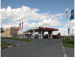 Реклама на АЗС в городе Сергиев Посад
