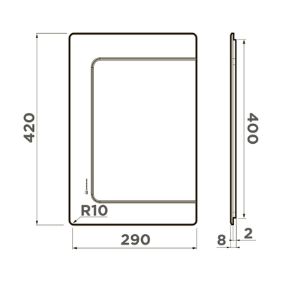 Разделочная доска CB-BASIC-400 GB