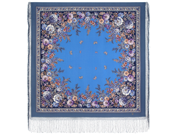 Павловопосадский платок Возьмёмся за руки, друзья 1973-13