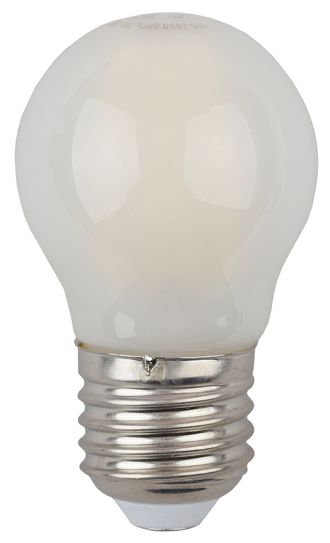 Светодиодная филаментная лампа ЭРА F-LED P45-7w-827-E27 2700K Frozed