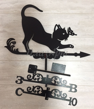 флюгер кошка