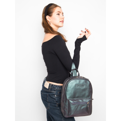 Женский кожаный рюкзак Anzolla Premium northern lights 
(арт. 3040-57)