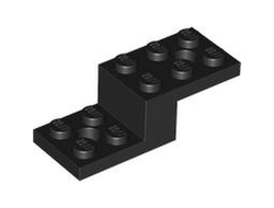 Bracket 5 x 2 x 1 1/3 with 2 Holes and Bottom Stud Holder, Black (79180 6533639)