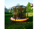 Уличный батут DFC TRAMPOLINE KENGOO II 8FT (2,44 метра) с внутренней сеткой и лестницей