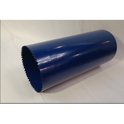 Коронка биметаллическая диаметр 168 мм глубина 200 мм + держатель с креплением шестигранник 13 мм для дрели