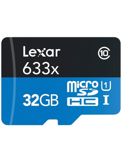 Карта памяти microSDHC Lexar 32 ГБ (633x-32) (Black)