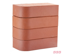 Кирпич печной лицевой полнотелый ЛСР М400, 250х120х65мм, R-60 угловой красный