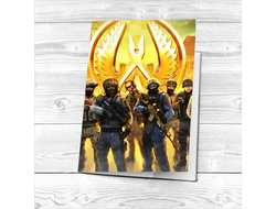 Обложка "Counter-Strike, CS GO, Контр Страйк" на паспорт №6