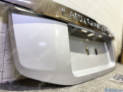 Накладка на багажник Toyota Prado 150 13-17 серебро +хром