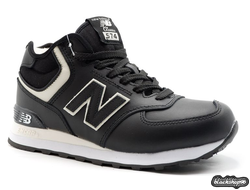 NEW BALANCE 574 MID С МЕХОМ BLACK-WHITE (35-40)
