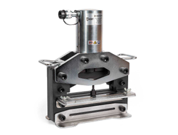 Пресс гидравлический для резки шин ШР-200V серия NEO (шинорез) гильотинный с V-образным лезвием