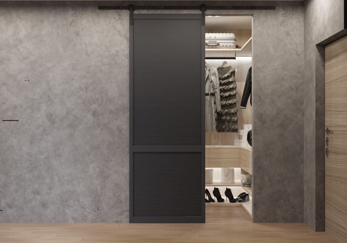 Как сделать скрытую дверь в гардеробную