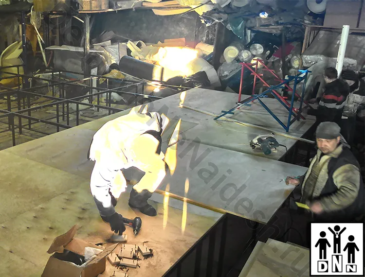 сборка боксерского ринга