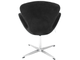 SWAN CHAIR графит, искусственная замша