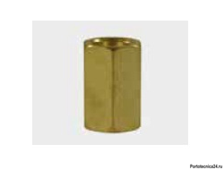 Переходник гайка 3/8"; гайка 3/8", латунь