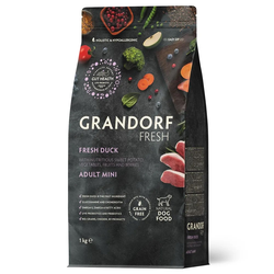 Grandorf Fresh сухой корм для собак мелких пород с уткой и бататом, 1 кг