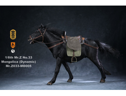 Монгольский конь (Лошадь) в динамичной позе - Коллекционная ФИГУРКА 1/6 scale animal model No.33:Mongolica (dynamic posture) (Mr.Z033-MD005) - Mr.Z