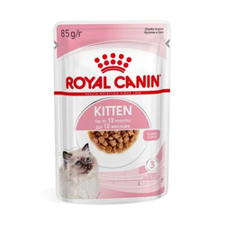 Royal Canin (Роял Канин) Kitten Влажный корм (пауч) для котят от 4 до 12 месяцев, кусочки в соусе, 85 г