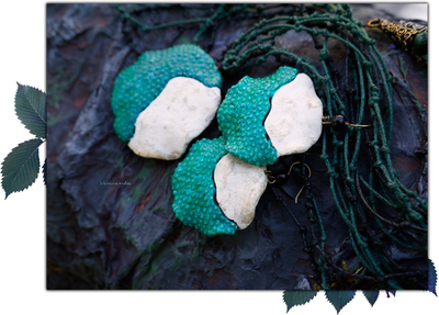 Колье и серьги "Гримм" - комплект волшебных украшений