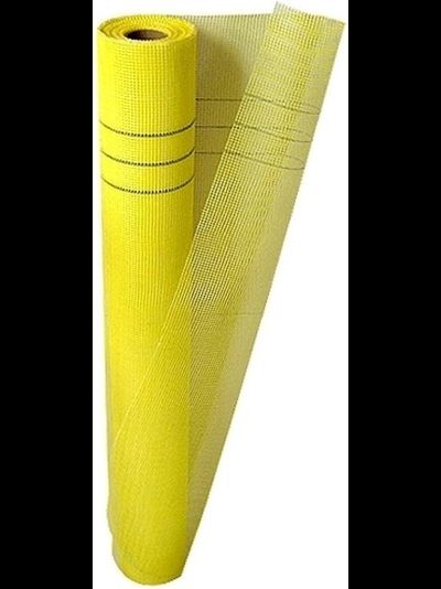 Сетка стеклотканевая фасадная Oxiss 1х50м, плотность 145гр/м2 (размер ячейки 5х5мм)