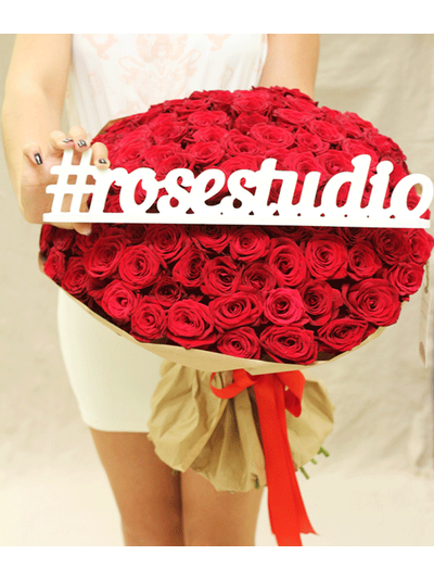 Букет - 101 роза Гран При