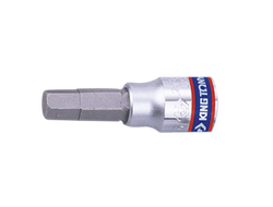 Насадка (бита) торцевая  KING TONY 203503 HEX 1/4” L=37мм 3 мм