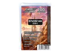 Протекторы "Card-Pro" CCG-L 67х102 мм для настольных игр (100 шт.)