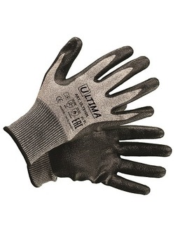 Перчатки из высокополимеризированного волокна (5) с нитриловым покр. ULT910N (кор144пары/уп12 пар)