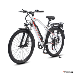 Электровелосипед WHITE SIBERIA CAMRY ALLROAD 500W матовый серебристый