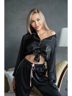 Пижама Виктория Сикрет цвет чёрный