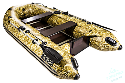 Лодка ПВХ Мастер Лодок Ривьера Компакт 2900СК Камуфляж Камыш